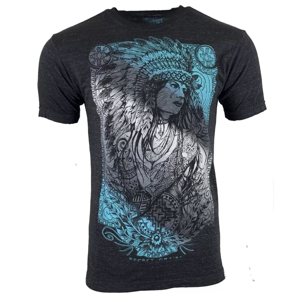 Secret Artist by Affliction Men's T-shirt POLOMA TRIBLEND